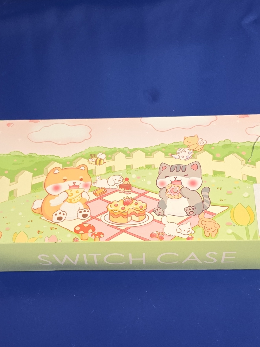 Cute Picnic Small Pets Switch Case - Green